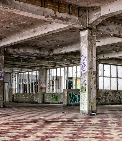 abandoned building