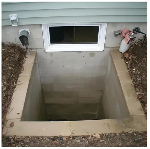 basement window well