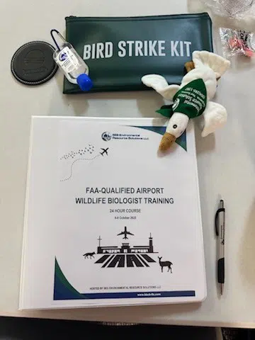 birdstrike kit at training session