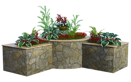 raised flower bed