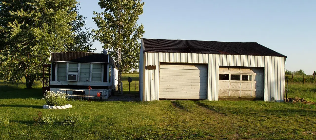 raccoons in detatched garage