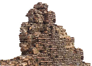 crumbly brick wall
